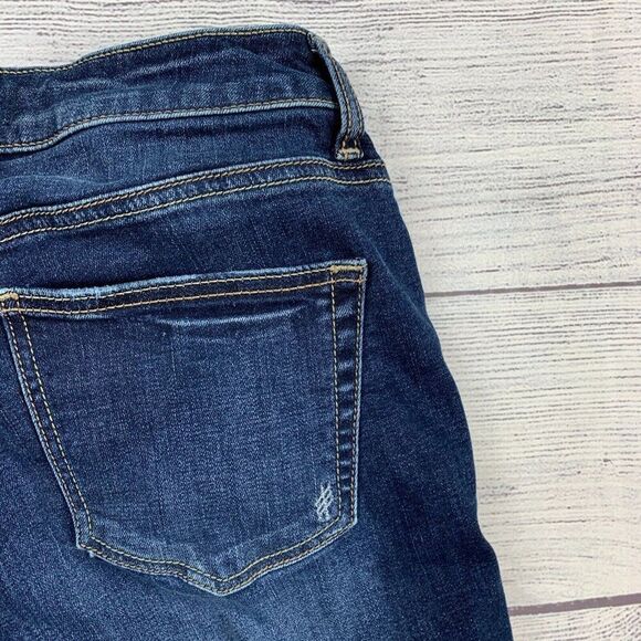 Silver Jeans Avery sz 28 X 31 Straight Dark Wash Inseam 30.5" Stretch - Picture 6 of 11